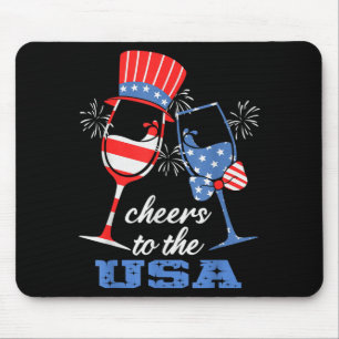 Celebrate 4th of july america independence usa mouse pad