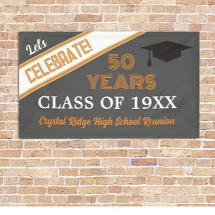 CELEBRATE! 50 year class reunion Banner