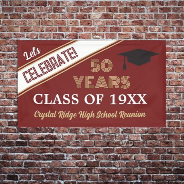 CELEBRATE! 50 year class reunion Banner (Creator Uploaded)