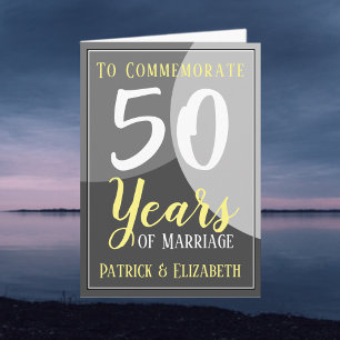 Celebrate 50 Years of Marriage Card
