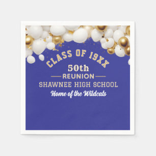 Celebrate! 50th Class Reunion Party Napkin
