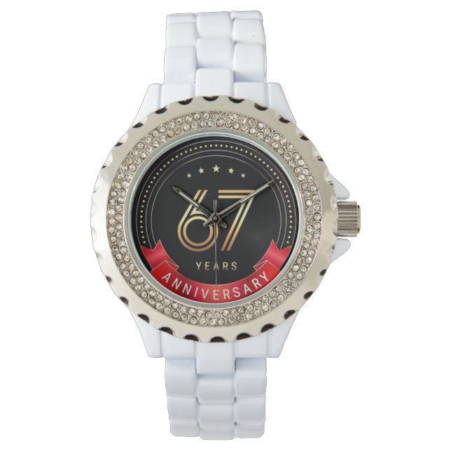Celebrate 67 Years: Grandpa Grandma Birthday 2026 Watch (Front)