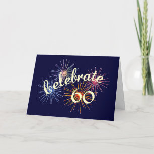 Celebrate a 60th Birthday Card