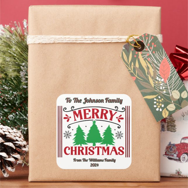 Celebrate a Joyful Christmas With Festive Stickers (Holiday)