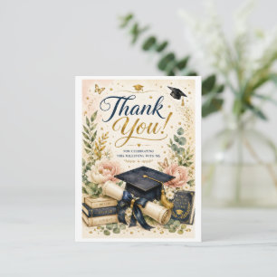 Celebrate a memorable graduation while expressing  postcard