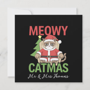 Celebrate a 'Meowy Catmas' The Purrfect Invitation