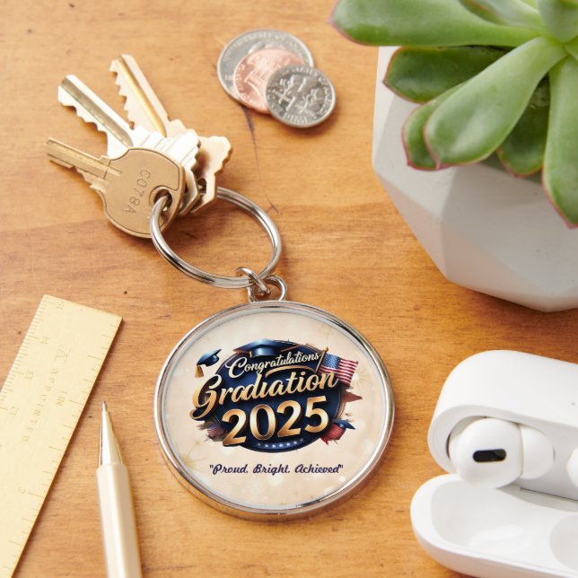 "Celebrate Academic Pride" Key Ring (Desk)