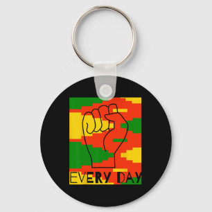 Celebrate African American Black Culture Black His Key Ring