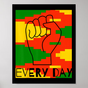 Celebrate African American Black Culture Black His Poster