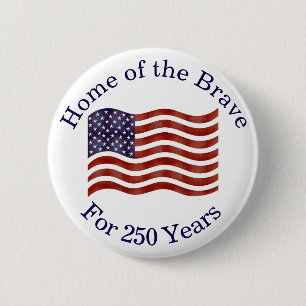 Celebrate America 250 #33 6 Cm Round Badge