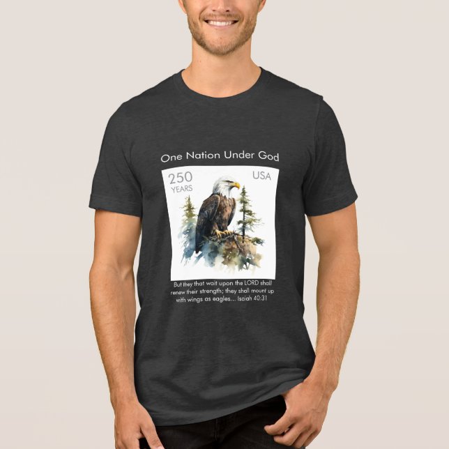 Celebrate America 250 #75 Tri-Blend Shirt (Front)