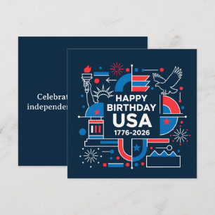 Celebrate America’s 250th anniversary Holiday Card