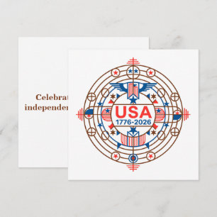 Celebrate America’s 250th birthday Holiday Card