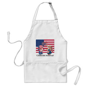 Celebrate American Flag Standard Apron