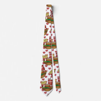 Celebrate American Football Hearts   Tie