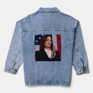 CELEBRATE AND VOTE FOR  KAMALA HARRIS   DENIM JACKET