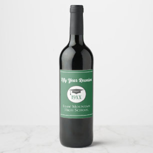 Celebrate! Any year Class Reunion wine label