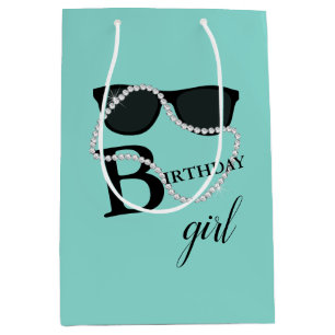 Celebrate Birthday Diamond Tiara Party Favour Medium Gift Bag