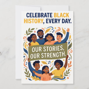 Celebrate Black Culture and Community Holiday Card