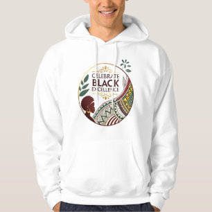 Celebrate Black Excellence – hoodie Gold & Black 