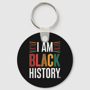 Celebrate Black History Month African American Key Ring