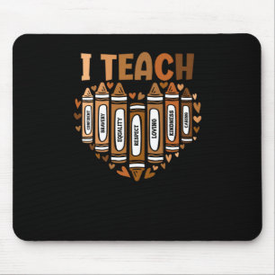 Celebrate Black History Month I Teach Black Histor Mouse Pad