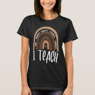 Celebrate Black History Month I Teach Black Histor T-Shirt