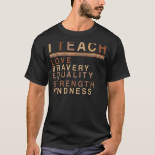 Celebrate Black History Month I Teach Black Histor T-Shirt