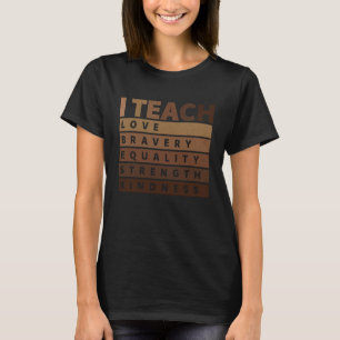 Celebrate Black History Month I Teach Black Histor T-Shirt