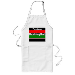 Celebrate Black History Month Long Apron