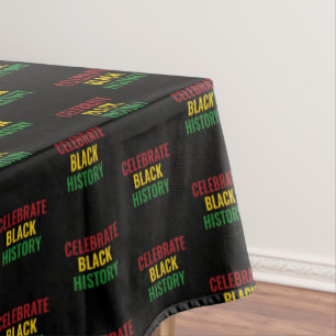 Celebrate Black History Month Tablecloth
