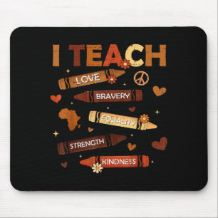 Celebrate black history month teach black history mouse pad