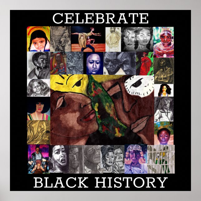CELEBRATE BLACK HISTORY poster (Front)