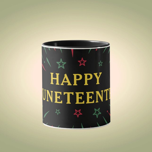 Celebrate Black Independence Day Happy Juneteenth Mug (Creator Uploaded)