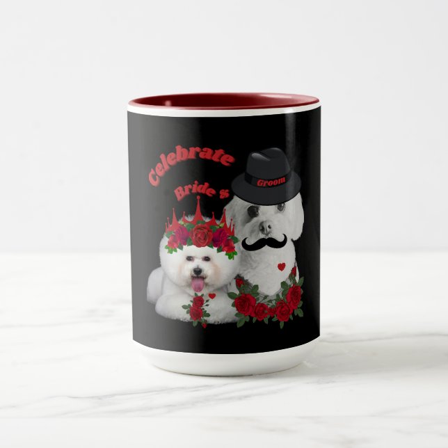 Celebrate Bride & Groom Coffee Mug (Center)