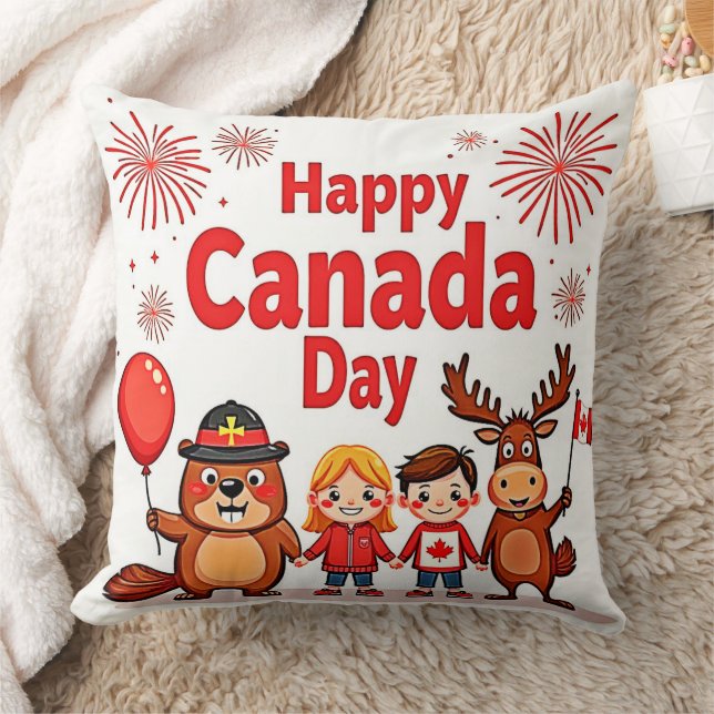 Celebrate Canada Joy Cushion (Blanket)