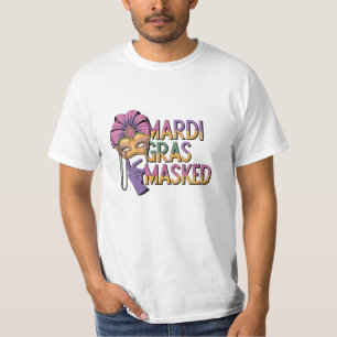 Celebrate Carnival with Mardi Gras Art T-Shirt