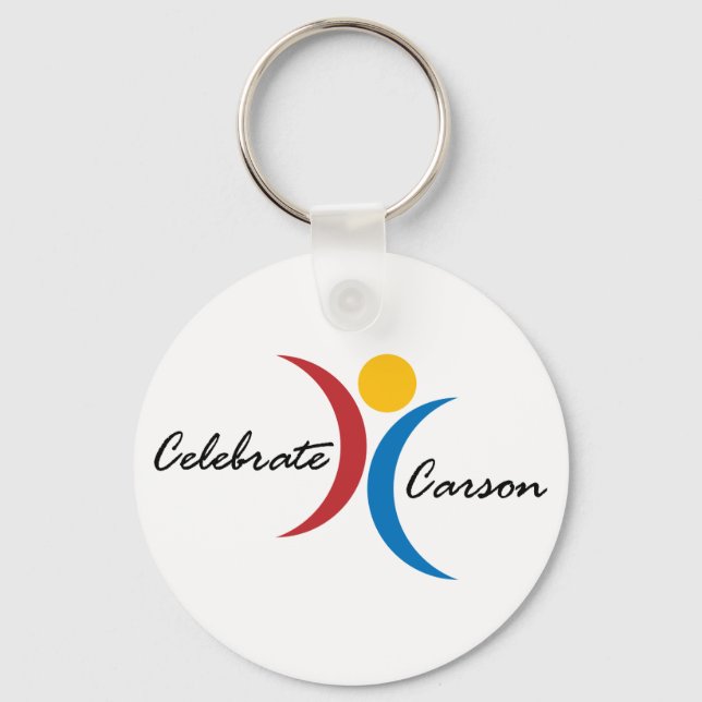 Celebrate Carson Key Chain (Front)