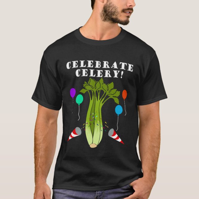 Celebrate Celery Healthy Vegetables Leek T-Shirt (Front)