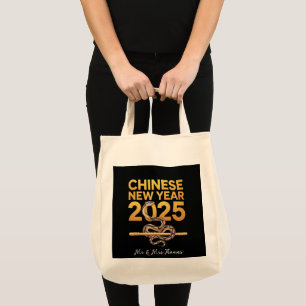 Celebrate Chinese New Year 2025 Year Of Snake Tote Bag
