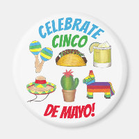 Celebrate Cinco de Mayo Fiesta Taco Piñata Cactus