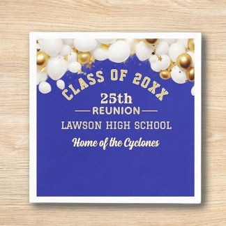 Celebrate! Class Reunion Party Napkin