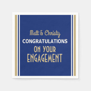 Celebrate! Custom Engagement party  Napkins
