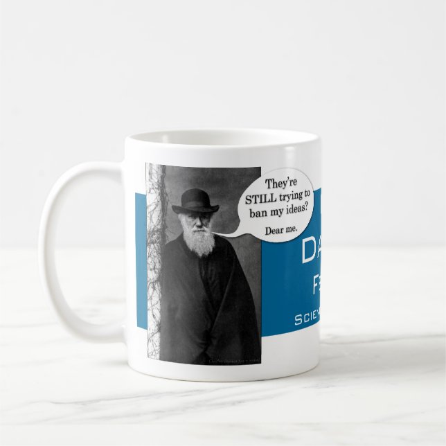 Celebrate Darwin Day Coffee Mug (Left)