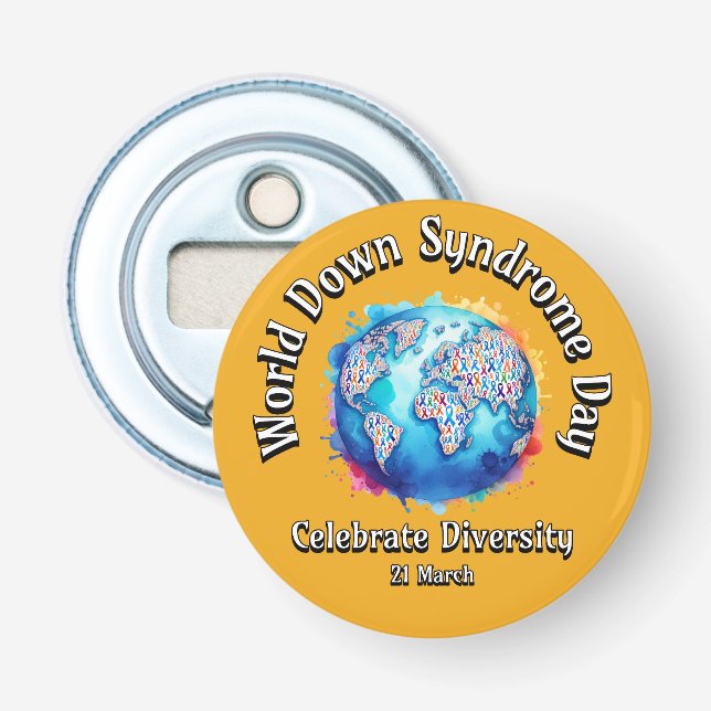 Celebrate Diversity.  Bottle Opener (Front)