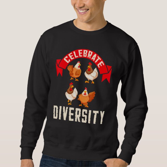 Celebrate Diversity  Chicken Tee (Front)