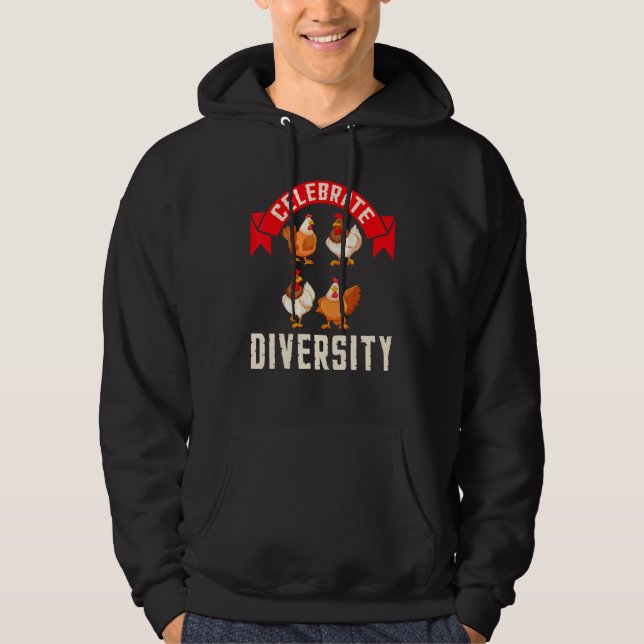 Celebrate Diversity  Chicken Tee (Front)