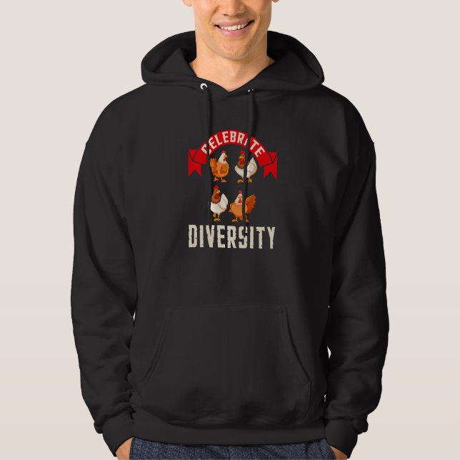 Celebrate Diversity Chicken Tee (Front)