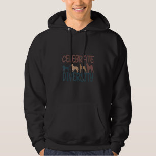 Celebrate Diversity Dog For Dog  Dog Owner Designs Hoodie
