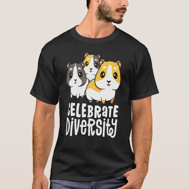 Celebrate Diversity  For Guinea Pig Women T-Shirt (Front)